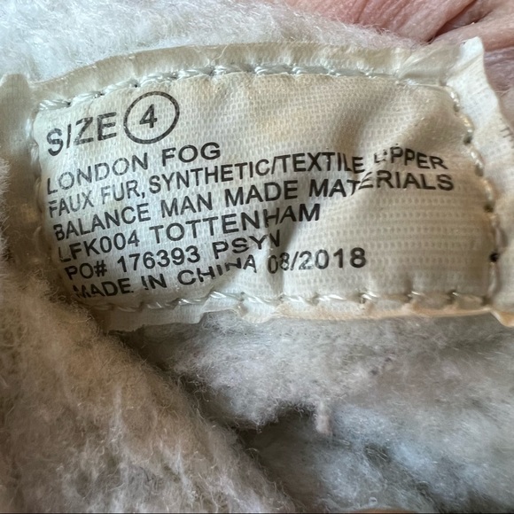 London Fog Tottenham Winter Boots Size 4 - Picture 7 of 8